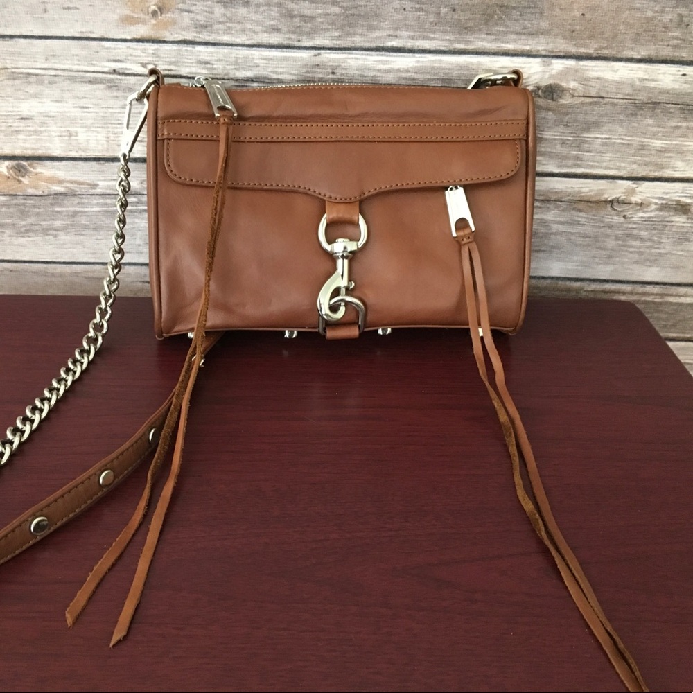 Rebecca Minkoff Leather Mini Mac Crossbody Bag